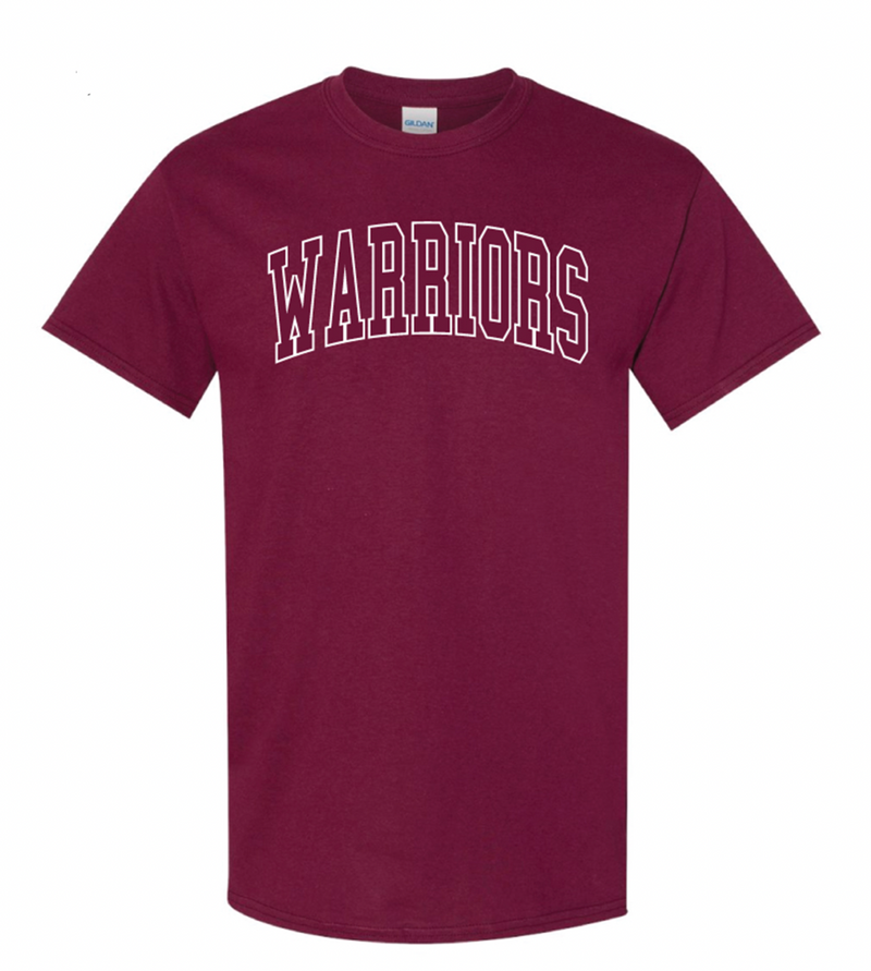 Maroon Warriors Block Top