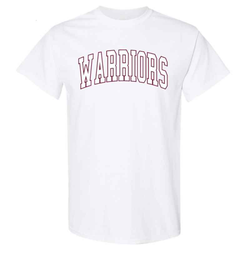 White Warriors Block Top