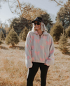 Rikki Sherpa Pullover in Pink Bow