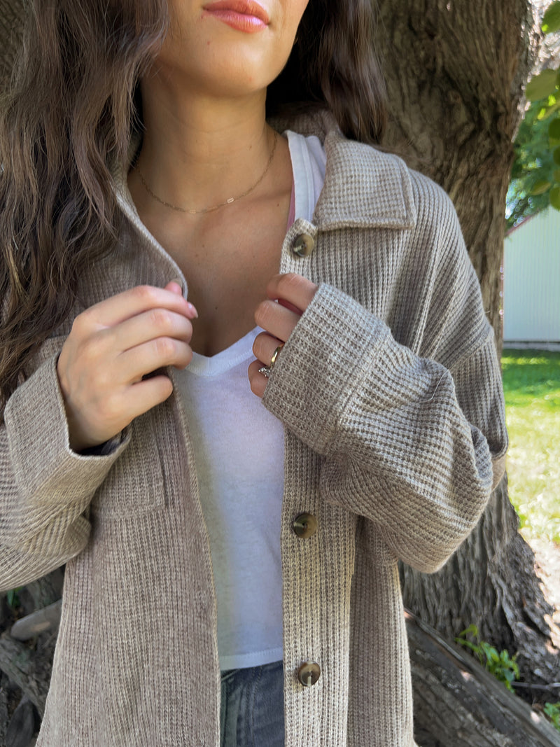 Letta Jacket in Taupe