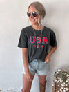 USA Cropped Tee