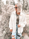 Kerri Button Up Top in Cream