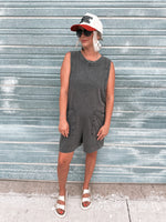 Erika Charcoal Romper