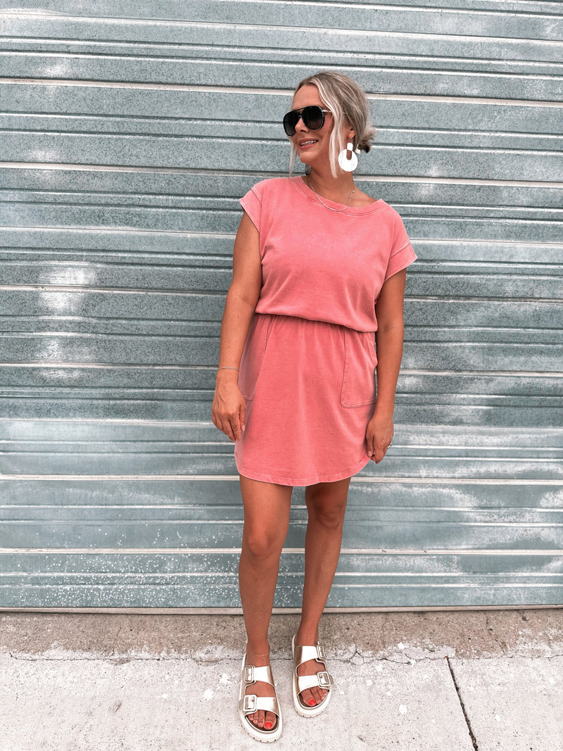 Easy Breezy Dress in Light Pink