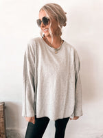 Della Long Sleeve in Gray