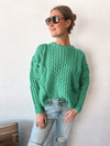 Danielle Sweater in Kelly Green