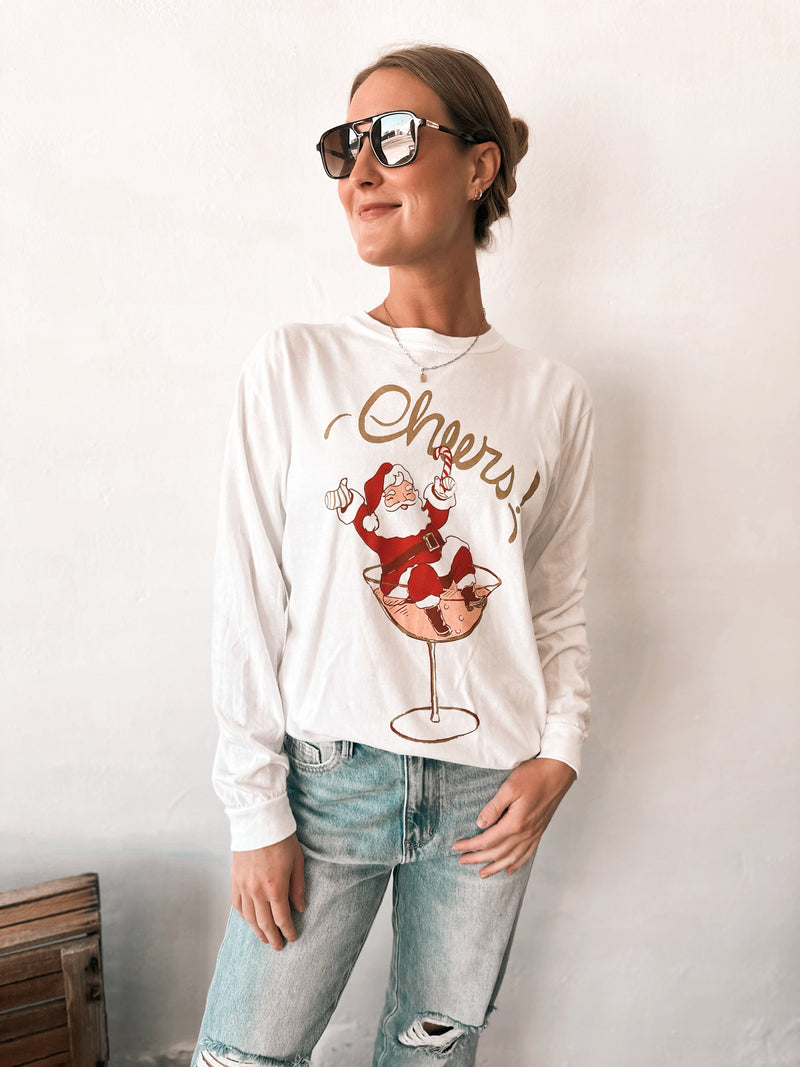 Christmas Cheers Long Sleeve Tee