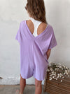 Kyra Romper in Lavender